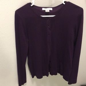 August silk cardigan